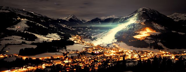 Skitouren Tipp: mit Flutlicht am Gaisberg
